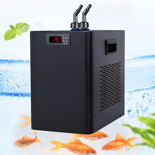 Naturalpowev Aquarium-Kühler, 160 l/300 l, Aquarium-Kühler, spezielles leises Design, Eisbad-Kühler für...