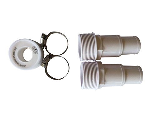 Fibropool Professional 1 1/2" Swimming Pool Filter Hose Replacement Kit (6 Feet, 2 Pack) #TOP4