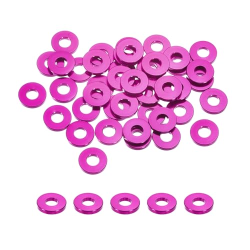 Rondelles plates M5 en alliage d'aluminium aéronautique pour modèle RC