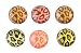 "Home" Button Sticker for iphone/ipad/itouch, Leopard, 6-in-1 pack