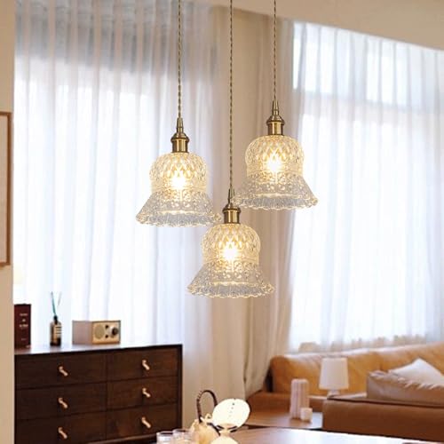 Lustre en verre suspendu E27 luminaire décoratif haut de gamme pour intérieur