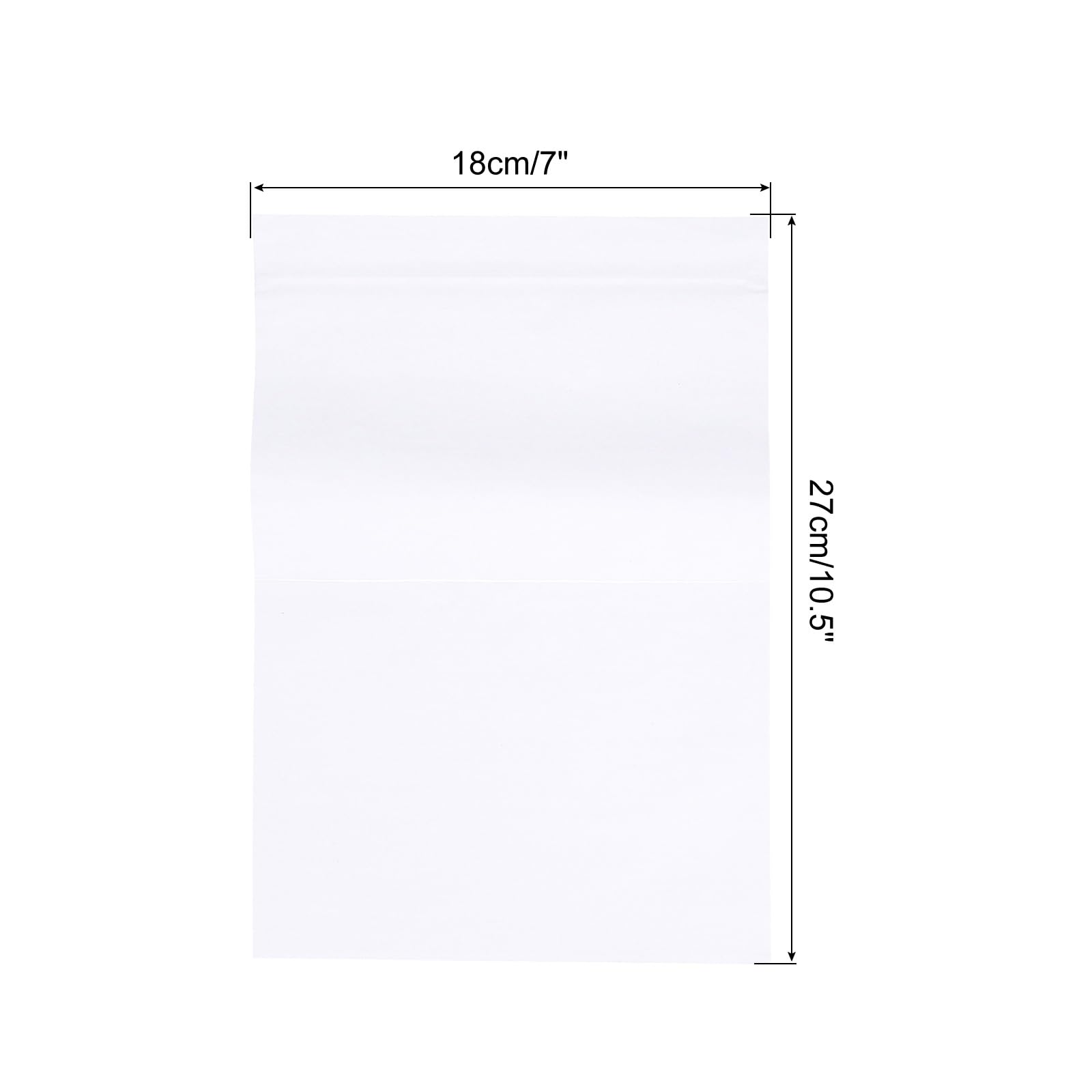 PATIKIL 7x10,5" Busta Trasparente per Lista di Imballaggio, 100 Pezzi, Plastica Impermeabile Autoadesiva Laterale per Etichette di Fatturazione per il Trasporto, Trasparente