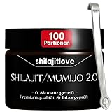 Shilajit Harz 2.0 Original aus Himalaya – 30g Premium Mumijo – 6 Monate gereift – 78% Fulvinsäure – In Deutschland laborgeprüft – Inkl. Dosierlöffel – 100 Portionen