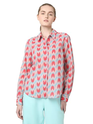 Image of VERO Moda Women Printed Shirt | Long Sleeve | Regular Fit