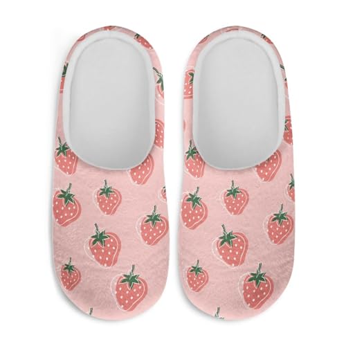 Howilath Fuzzy Slippers Women with Flannel Upper Indoor Plush Slippers Winter Home Shoes with Flannel Upper2