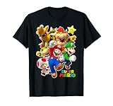 Super Mario Group Shot with Bowser 3D Poster T-Shirt