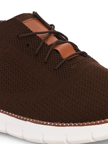 Image of KASTAVA Men's Casual Dress Oxfords Net Shoes Breathable Knit Leisure Fashion Sneakers Lightweight Comfortable Walking Shoes