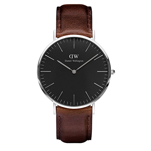 Preisvergleich Produktbild Daniel Wellington Unisex Analog Quarz Uhr mit Leder Armband DW00100131
