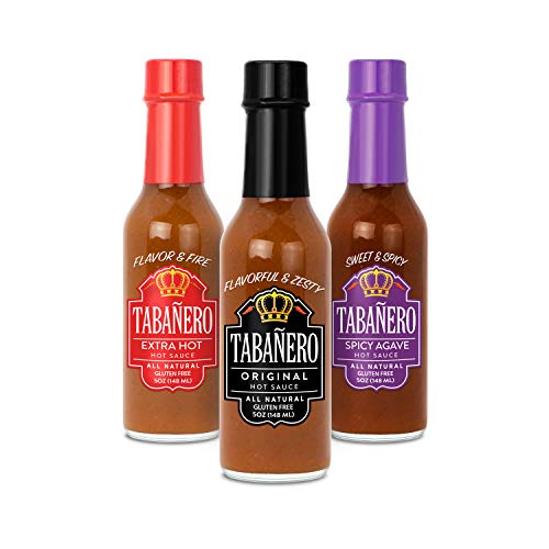 TabaÃ±ero Fiesta 3-Flavor Hot Sauce Variety Pack, 5oz. Bottles (Tri-Pack)