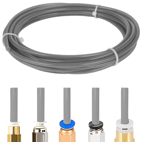 1 tubo de teflón ultraliso de 2 m, ID 2,5 mm × OD 4 mm Tubo de teflón de baja fricción para impresoras 3D con accionamiento directo