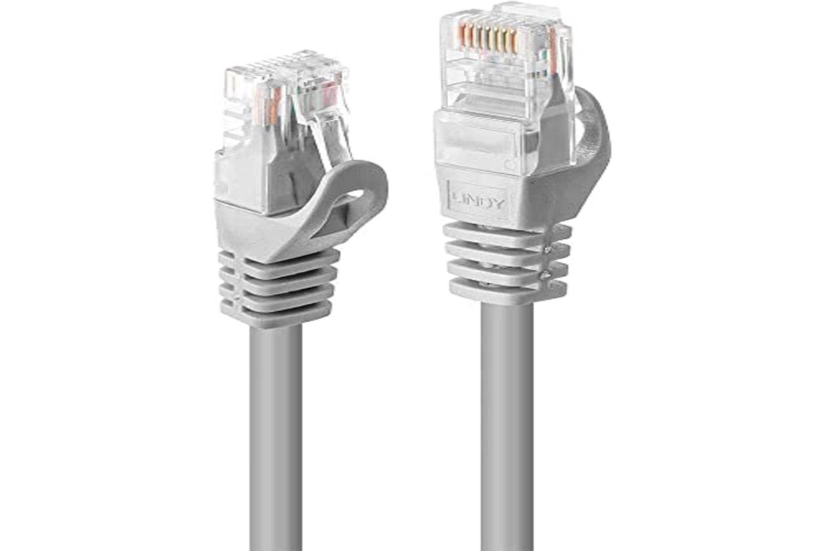 1m Cat.5e U/UTP Ethernet Patch Cable, Grey