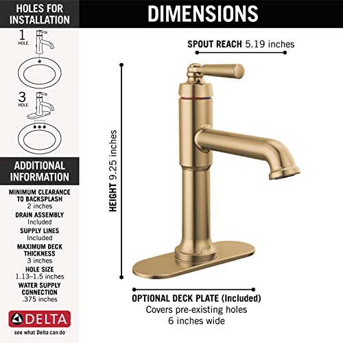 Deltafaucetsaylorsingleholebathroomfaucetgoldbathroomfaucetsinglehandlebathroomsinkfaucetdiamondsealtechnologydrainassemblychampagnebronze536czmpudst  Urban Country Home Decor Delta faucet saylor single hole bathroom faucet gold bathroom faucet single handle bathroom sink faucet diamond seal technology drain assembly champagne bronze 536 czmpu dst  urban country home decor
