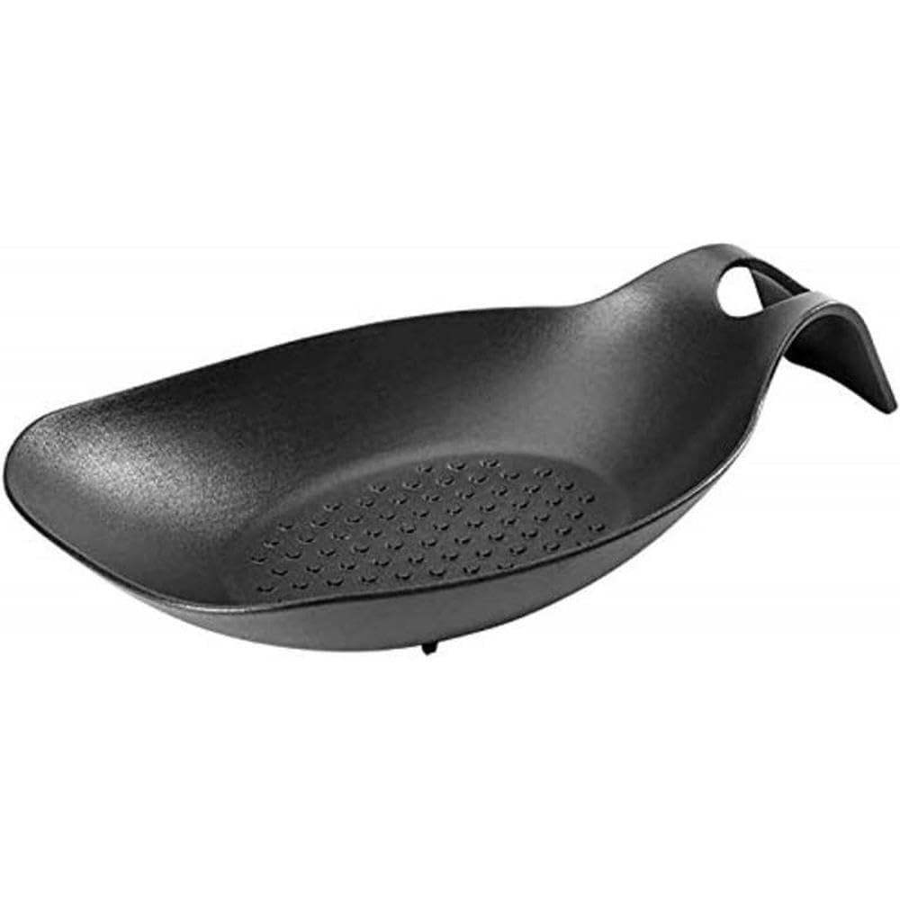 Metaltex PP Splashy Spoon Ladle Spatula Cooking Tools Rest Holder for Kitchen Counter | Large | Black 2