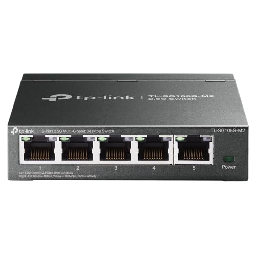 TP-Link TL-SG105S-M2, 5 Port Multi-Gigabit 2.5G Unmanaged Ethernet Switch - image 1