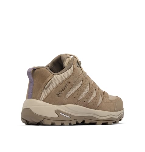 Columbia Women's Redmond Iv Waterproof Mid Rise Trekking and Hiking Boots, Wet Sand Granite Purple, 39 EU