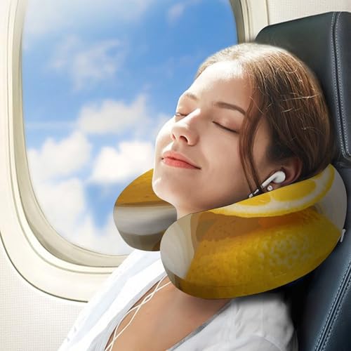 Almohada viscoelástica para viaje U 30x25 cm miniatura 3