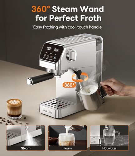 Semi-Automatic Espresso Machine with Wand