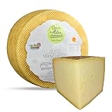 QUESOS LA ALDEA | Queso Artesano Manchego de Oveja Semicurado | D. O. La Mancha | Cuña de 0,75 kg | Kits y Packs de Quesos | Cajas Degustación y Gourmet | Disponible: Entero, en mitades o cuartos