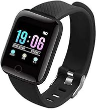 Anoint India ID116 Plus Bluetooth Fitness Smart Watch for Men Women and Kids Activity Tracker - (Black)