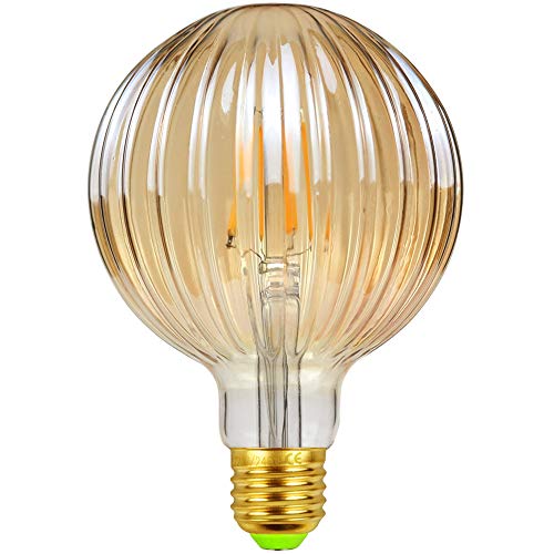 TIANFAN Lâmpadas LED lâmpada vintage lâmpada LED retro Filamento 4 Watts 220 / 240 V E27 lâmpada decorativa G95 tinta dourada melancia
