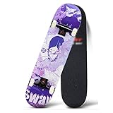 Skateboarden Vierrädriges Straßen Double-Tilt General Scooter Für Erwachsene Und Kinder Holz-Zeichenbrett (Color : B, Size : 79 * 20 * 10cm)