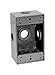 14251-5X 1 Gang Service Entrance Outlet Box Five 0.5 in. Holes