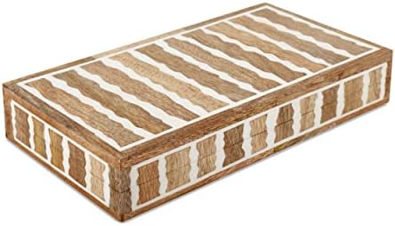 Handicrafts Home 12x6x2 Decorative Box Handmade Storage Organizer Boxes with Lids Keepsake Gift Trinket Box Display Box, Kept Safari