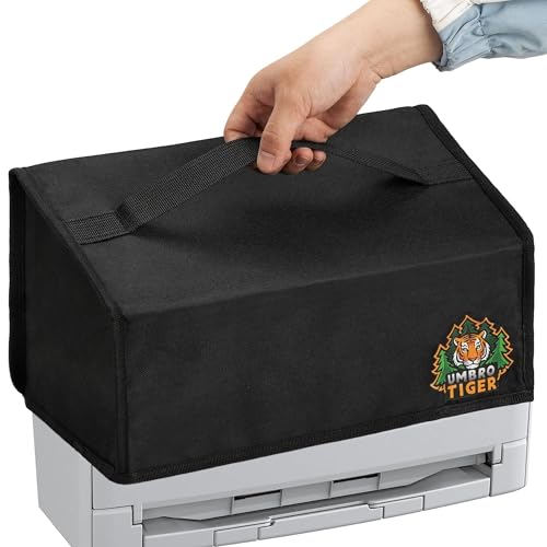 Umbrotiger Scanner Dust Cover for Fujitsu ScanSnap iX500 / iX1400 / iX1600 Color Duplex Image Scanner Waterproof Anti-Static Dustproof Cover, with Handle (300D Oxford Fabric) for Office and Home