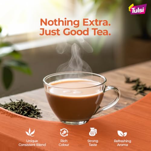 Image of Tulsi Tea CTC Leaf 1KG (Pack of 2)|Authentic Assam Tea|Premium Chai Patti