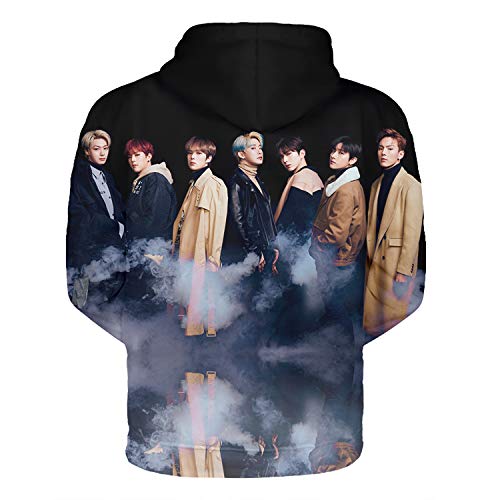 Babyhealthy XM-FH-0080-MONSTA X-L Kpop 3D Digital Printed Jooheon Im Shownu Minhyuk Hoodie Sweatshirt Pullover thumb #1