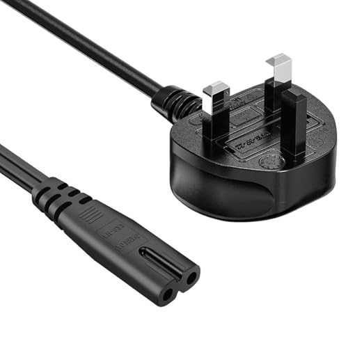 2M long LG TV Power Cable for LG TV 24" 28" 32" 40" 43" 48" 49" 50" 55" 60" 65" 75" 80" 85" LCD HD Smart 4K TVs 2 Prong AC Power Cord, Samsung/TCL/Sony/Toshiba/Hi... TV Replacement Cable