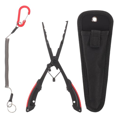 Alicates de pesca: extractor de anzuelos y cortador para evitar cortes en las manos
