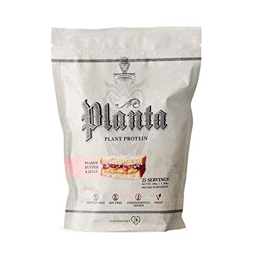 Ambrosia Planta - Premium Organic Plant-Based Protein (Peanut Butter & Jelly)