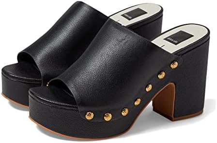 Dolce Vita Women's EMOL Platform, Black Leather, 6 | Image 3