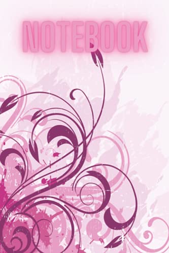 Exclusive Design Notebook: Floral Background