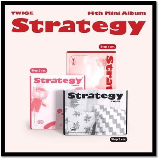 限定版 TWICE 14th Mini Album Strategy レコード Amazon.com: TWICE STRATEGY 14th Mini Album (Standard Step 1 Ver