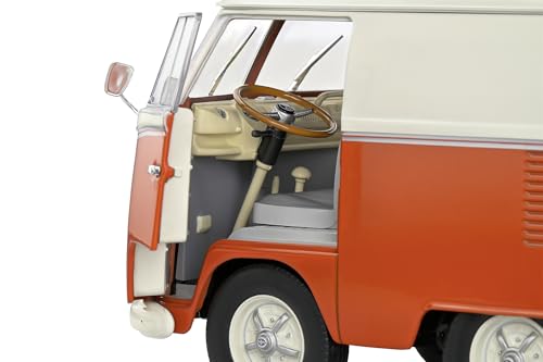 Solido 1:18 Cool Combi Orange & White 1950 miniatura 5