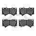 Dynamic Friction Company Heavy Duty Brake Pads - Semi Metallic 1214-1303-00-Front Set For 2007-2021 Toyota Tundra, 2008-2021 Lexus LX570, 2008-2021 Toyota Land Cruiser, 2008-2022 Toyota Sequoia