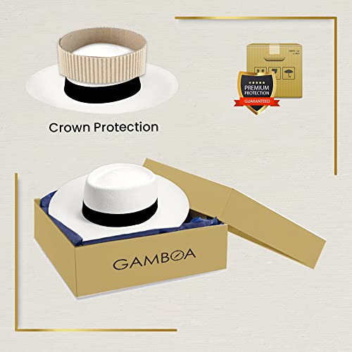 Gamboa Protezione Solare UPF 50+ Cappello Panama