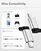 Micro USB to USB C Adapter, 2-Pack Type C Female to Micro USB Male Converter, USB C to Micro USB Adapter Fast Charging & Data Sync Compatible with Galaxy S7 Edge, S6, Nexus, Kindle, PS4, and More