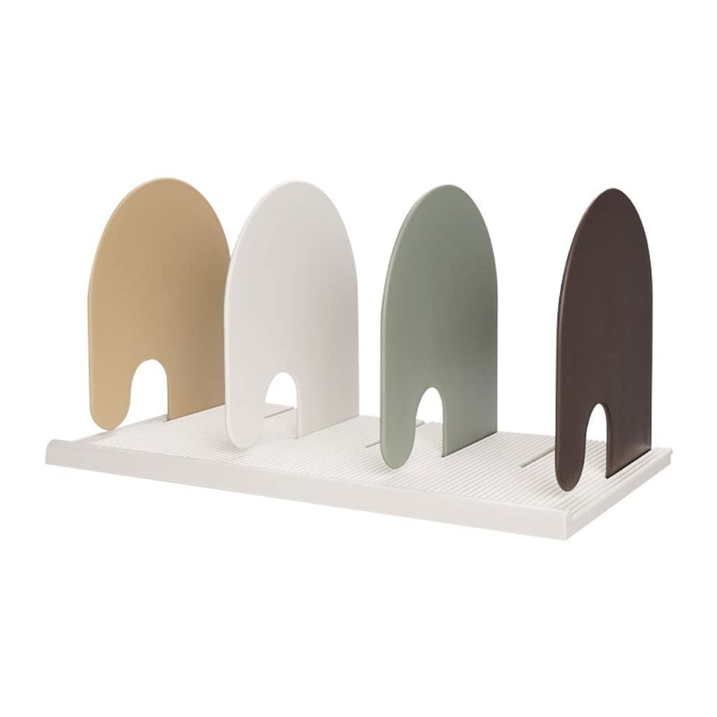 Soportes Para Apilamiento De Bandejas De Cartas Documento de rack de fila de almacenamiento de archivos sencillo y fácil de ensamblar la barra de archivos Multifunción Multifunción Desktop Ficher Rack