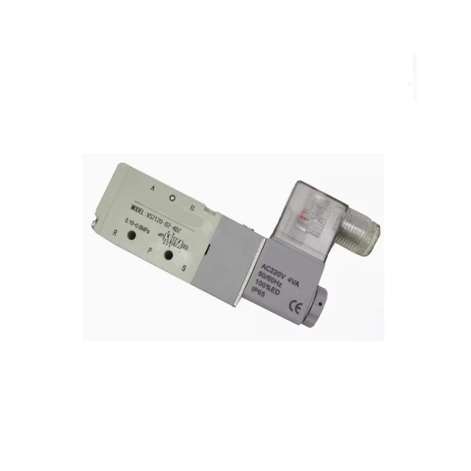 PXQCHAVLN Two-Position Five-Way electromagnetic Control VS1120-01-4DZ/VS1120-01-5DZ/VS2120-02-4DZ(VS1420-01-4DZ AC220V)