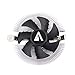 ABYSM Ventilatore CPU Air Cooler Snow 3 Pin ventolo: Intel LGA1156/1155/1151/1150/775 AMD FM1/AM3+/AM3/AM2+/AM2/AM4