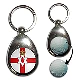 Northern Ireland Flag - Golf Ball Marker Key Ring