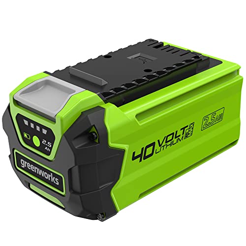 Image of Greenworks 40V 2.5Ah USB Lithium-Ion Battery (Genuine Greenworks Battery / 75+ Compatible Tools)
