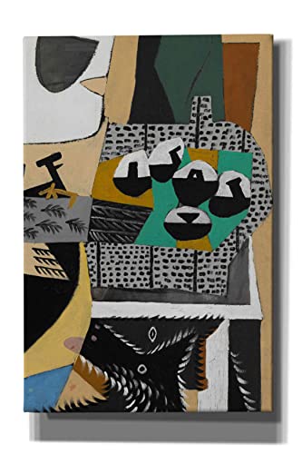 Epic Graffiti 'Dog and Cock' by Pablo Picasso, Giclee Canvas Wall Art, 40"x60"