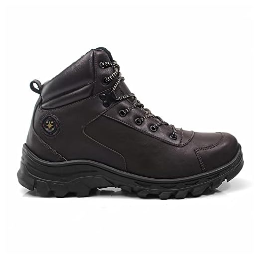 Bota Coturno Masculino Adventure Trail (38, Café)