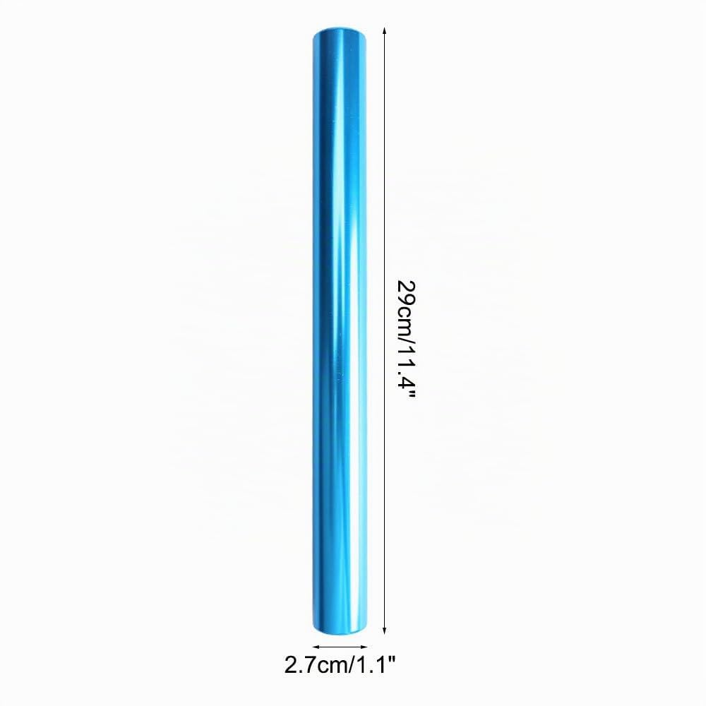 MiOYOOW Bâtons de Relais en Aluminium, 7 Pcs Bâtons de Course d'athlétisme Creux, Bâton de Match de Sprint pour La Pratique des Sports De Plein Air, Entraînement À La Course À Pied