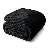 Whale Flotilla Kuscheldecke Decke, Flauschig Sofadecke Fleecedecke, Weiche & Warme Wohndecke Tagedecke für Jahreszeiten, 150x200 cm, Schwarz