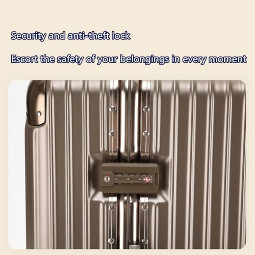 Suitcases Aluminum Frame Hardside Zipperless Carry on Luggage Large Suitcases with Wheels 30 Inch,6,32in2